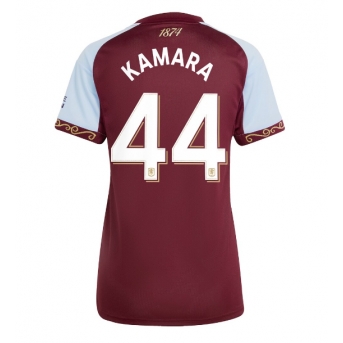 Billige Fotballdrakt Aston Villa Boubacar Kamara #44 Replika Hjemmedrakt Dame 2025-26 Kortermet
